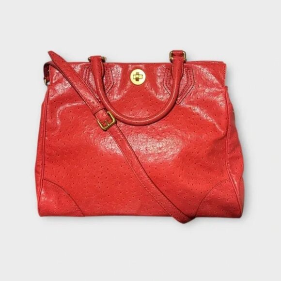 Marc By Marc Jacobs Handbags - Marc by Marc Jacobs Ostrich Crossbody Tote EUC